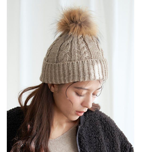 Lbc with Life「裏ボアケーブルニットワッチ」|その他|