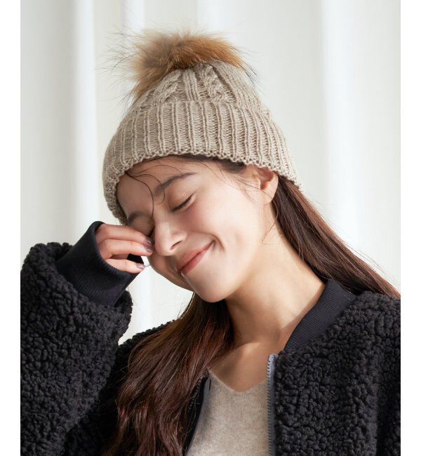 Lbc with Life「裏ボアケーブルニットワッチ」|その他|