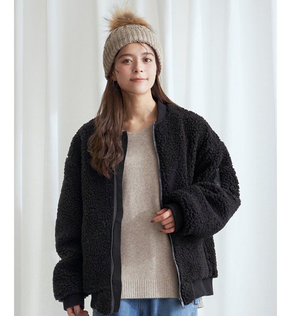 Lbc with Life「裏ボアケーブルニットワッチ」|その他|