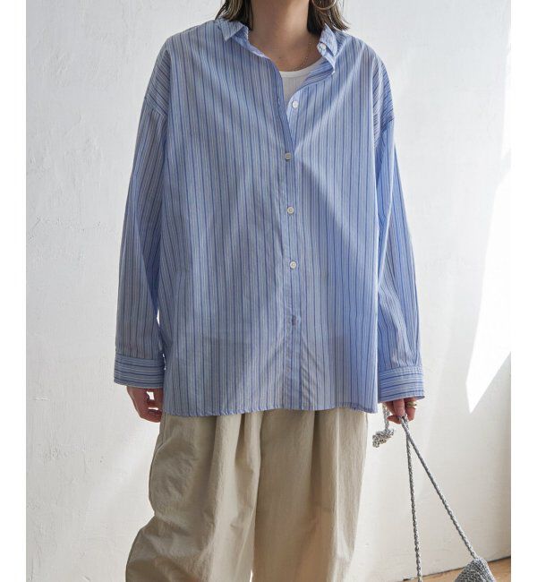 Lbc with Life「ふんわり70コットン2WAYシャツ」|シャツ・ブラウス|