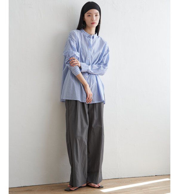 Lbc with Life「ふんわり70コットン2WAYシャツ」|シャツ・ブラウス|