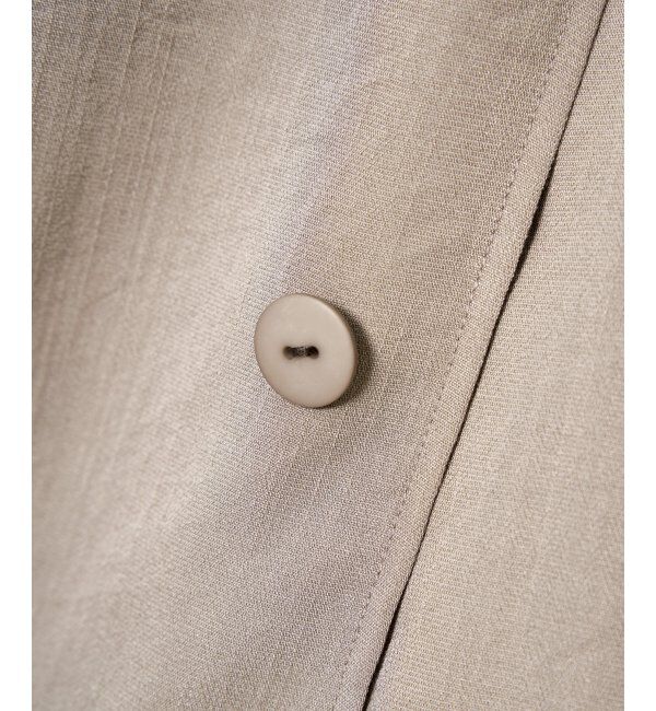 Lbc with Life「リネンライクハーフスリーブジャケット」|テーラードジャケット|