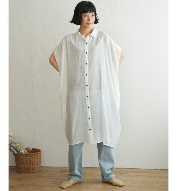 Lbc with Life「エアリーフレンチギャザーワンピース」|ワンピース|