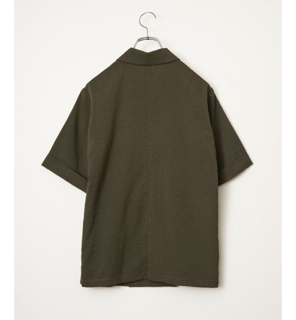 Lbc with Life「リネンライクハーフスリーブジャケット」|テーラードジャケット|