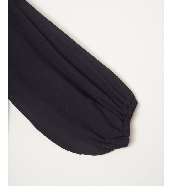 Lbc with Life「エクリュ 刺繍ギャザーチュニック」|シャツ・ブラウス|