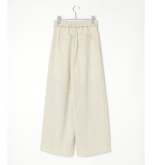 VENCE share style「サマーツイードタックパンツ」|デニム|