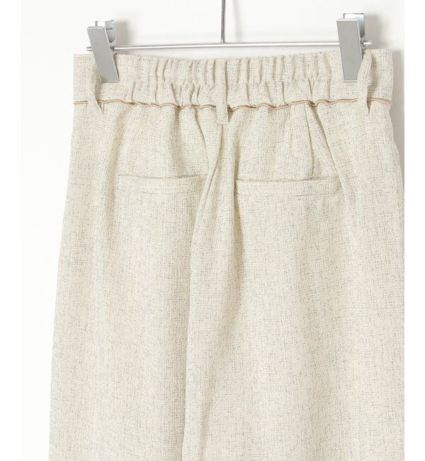 VENCE share style「サマーツイードタックパンツ」|デニム|