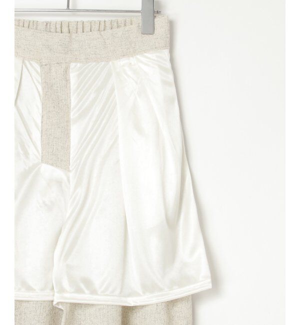 VENCE share style「サマーツイードタックパンツ」|デニム|