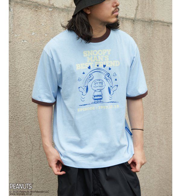 VENCE share style「PEANUTS ピーナッツ SNOOPY スヌーピー TP ベストフレンドリンガーT」|Tシャツ・カットソー|