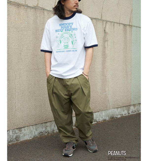 VENCE share style「PEANUTS ピーナッツ SNOOPY スヌーピー TP ベストフレンドリンガーT」|Tシャツ・カットソー|