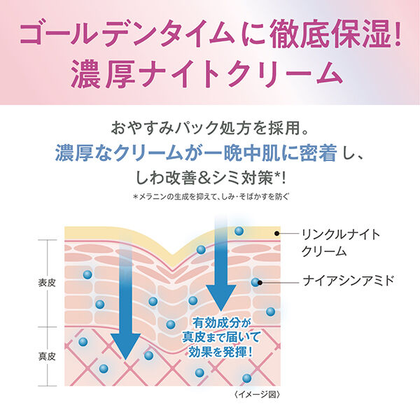 なめらか本舗「なめらか本舗 薬用リンクルナイトクリーム ホワイト 本体 (50g)」|美容液・オイル・クリーム|
