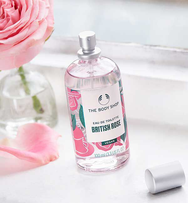 THE BODY SHOP「オードトワレ ブリティッシュローズ 100mL」|香水・フレグランス|