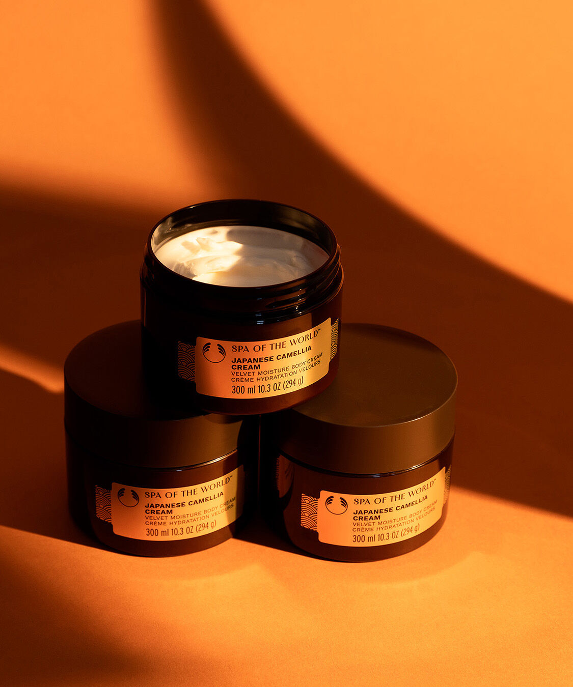 THE BODY SHOP「スパオブザワールド ジャパニーズ カメリア ボディクリーム 300mL」|ボディ保湿|
