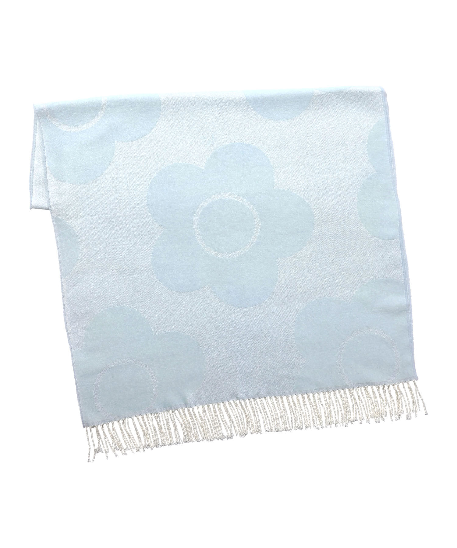 MARY QUANT「ビッグデイジー ストール」|ストール|ライトブルー