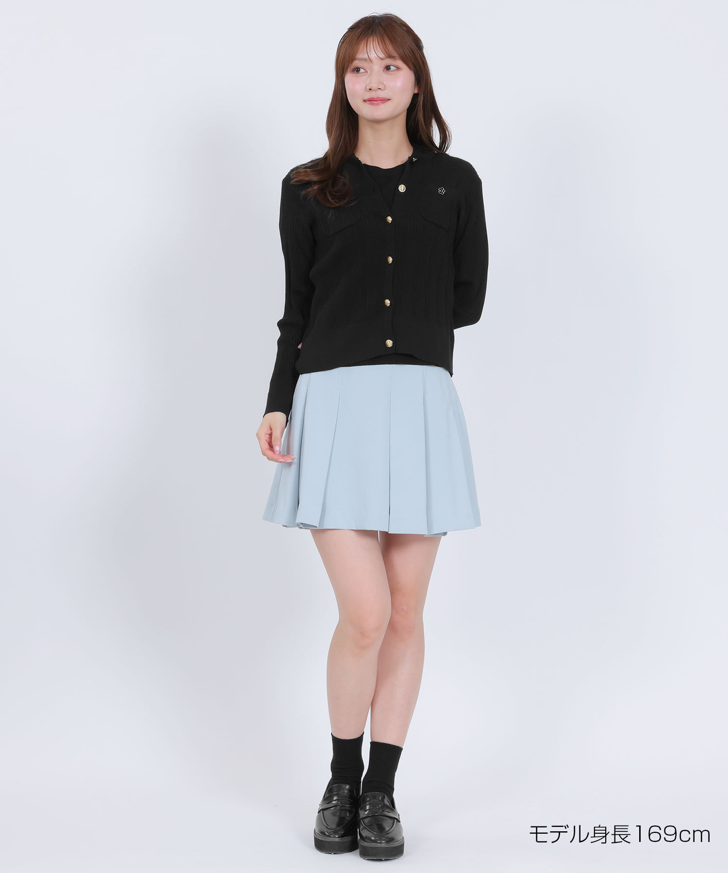 MARY QUANT「ゴールドボタン アンサンブル」|カーディガン|