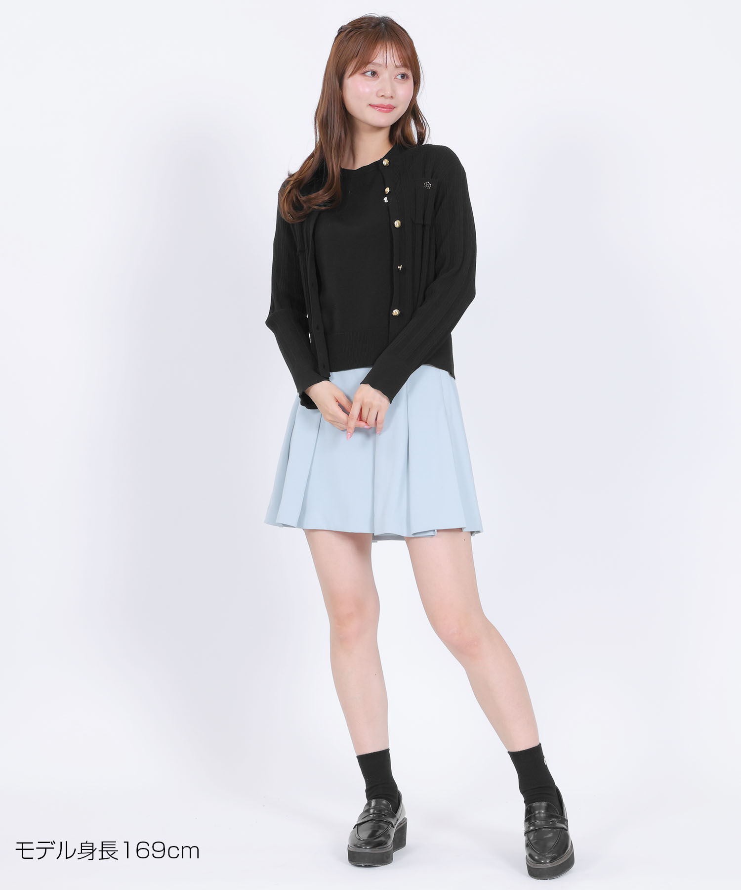 MARY QUANT「ゴールドボタン アンサンブル」|カーディガン|