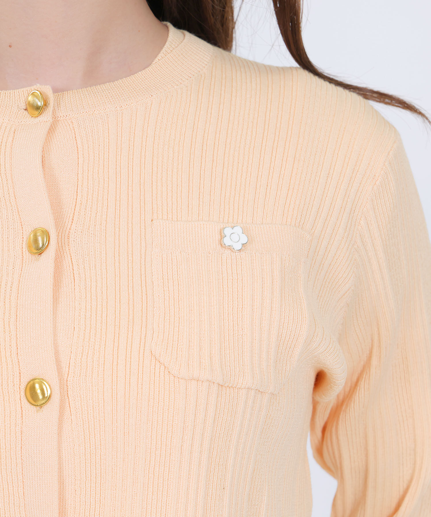 MARY QUANT「ゴールドボタン アンサンブル」|カーディガン|