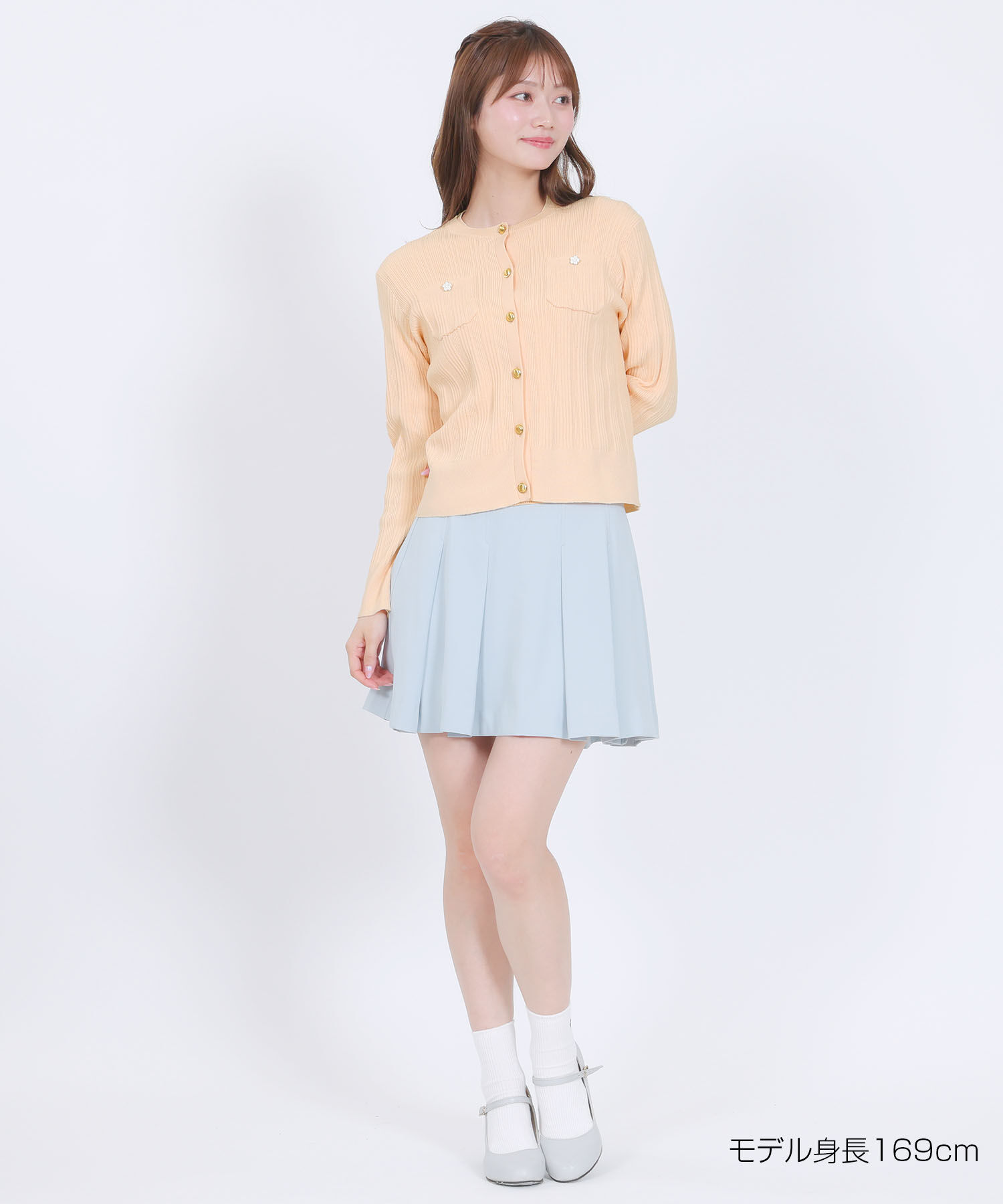 MARY QUANT「ゴールドボタン アンサンブル」|カーディガン|