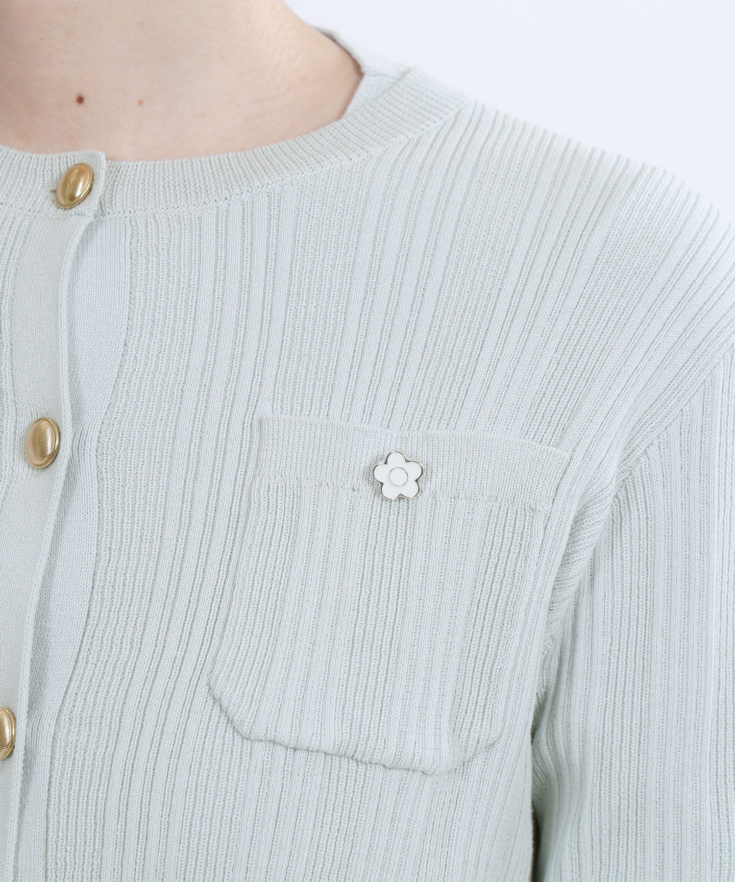 MARY QUANT「ゴールドボタン アンサンブル」|カーディガン|