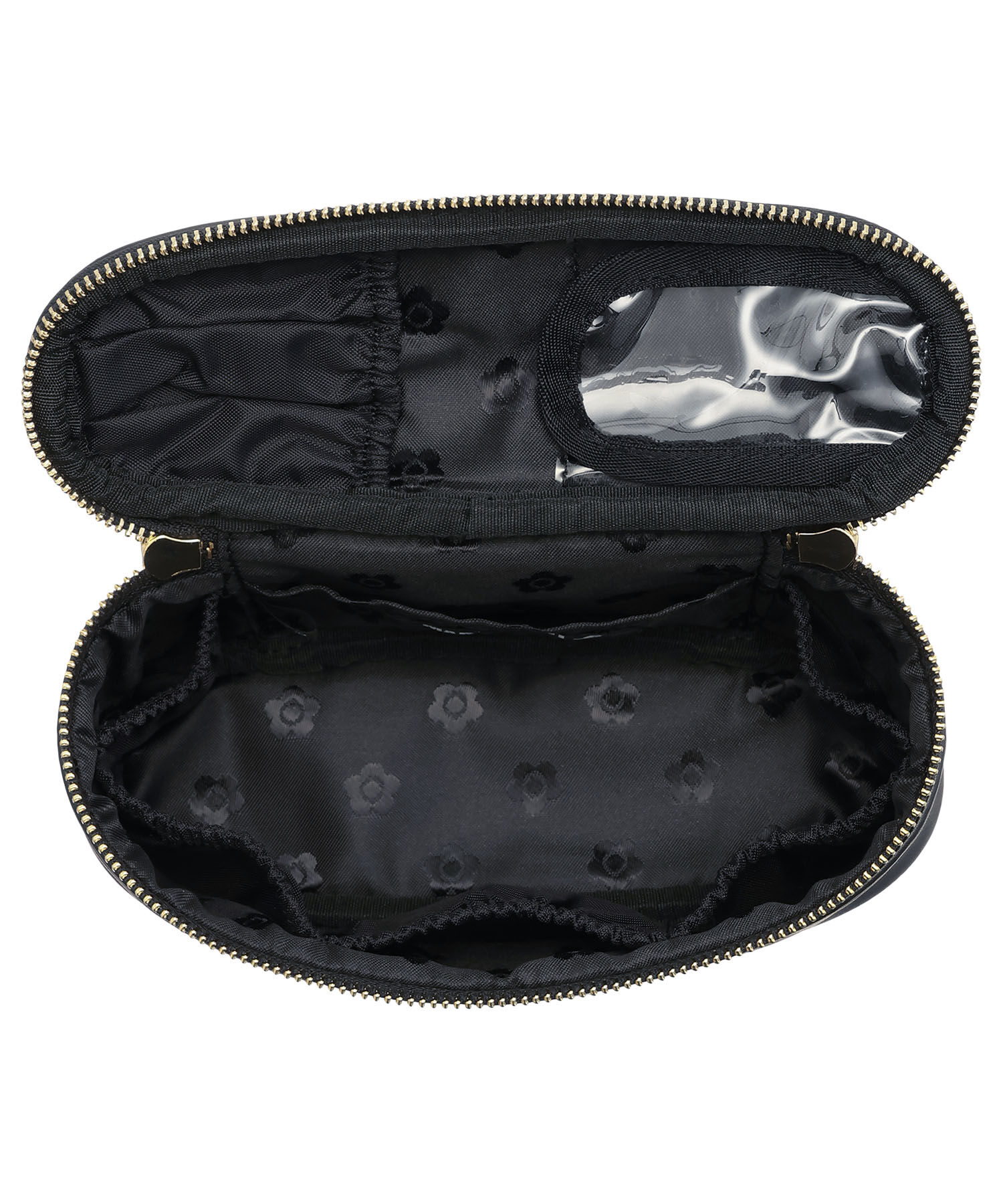 MARY QUANT「アウトラインメタルデイジー ミニバニティ」|ポーチ|