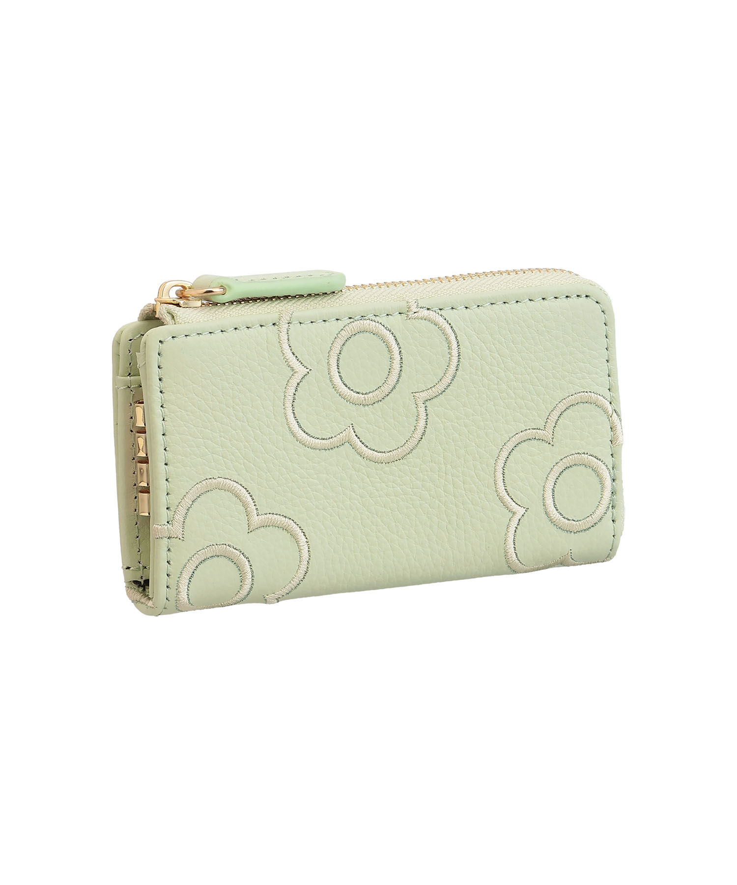 MARY QUANT「エンブロデイジーライン マルチキーケース」|コインケース|