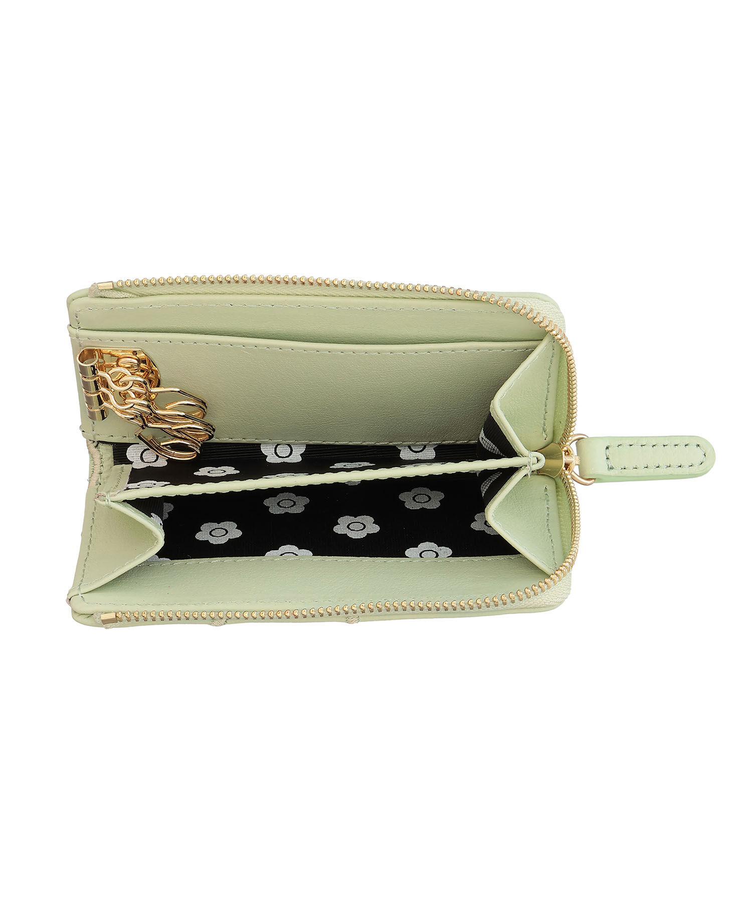 MARY QUANT「エンブロデイジーライン マルチキーケース」|コインケース|