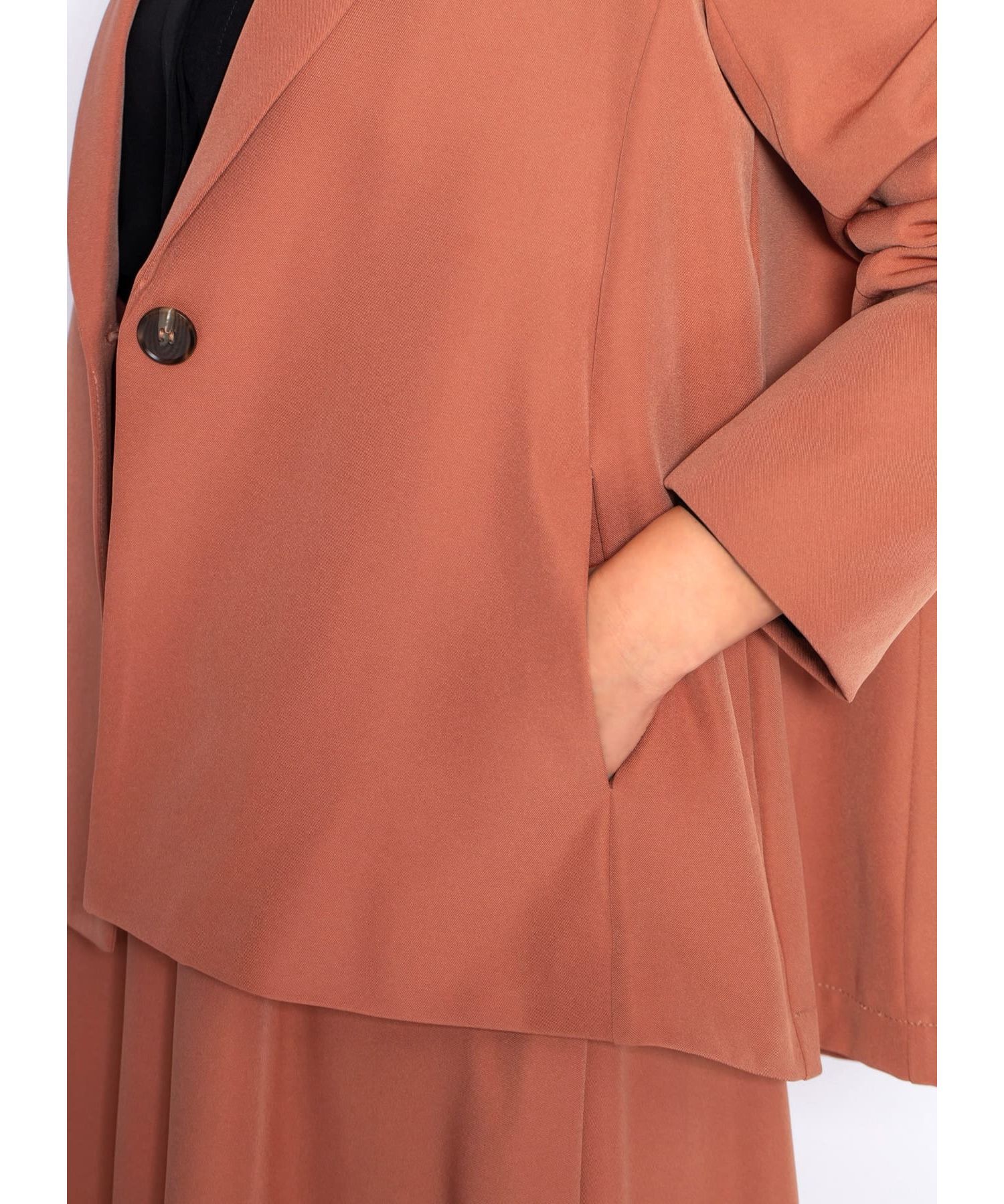 STYLE DELI「ソフトツイルAラインジャケット」|テーラードジャケット|