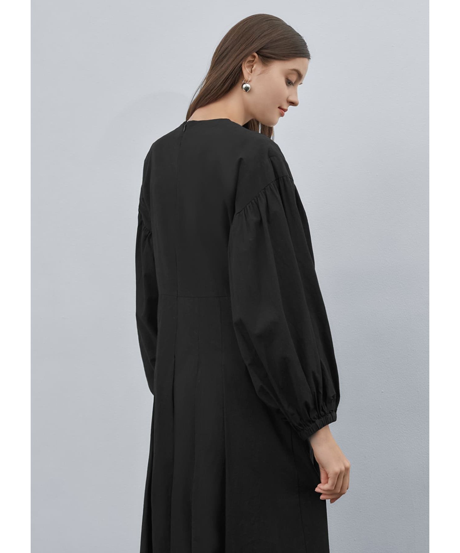 STYLE DELI「バルーンスリーブタックワンピース」|ワンピース|