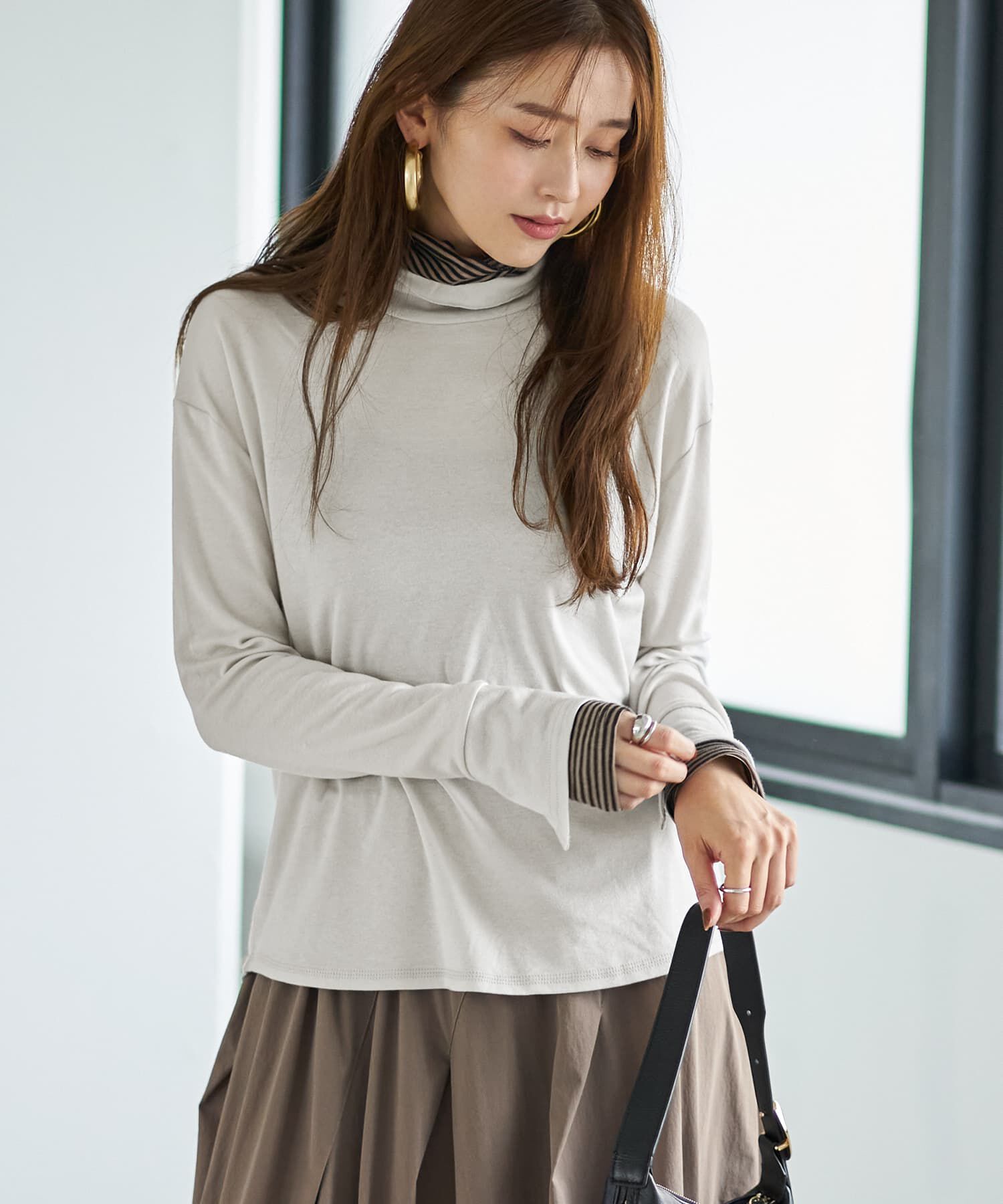 STYLE DELI「【Made in Japan】レイヤード風カットトップス」|Tシャツ・カットソー|