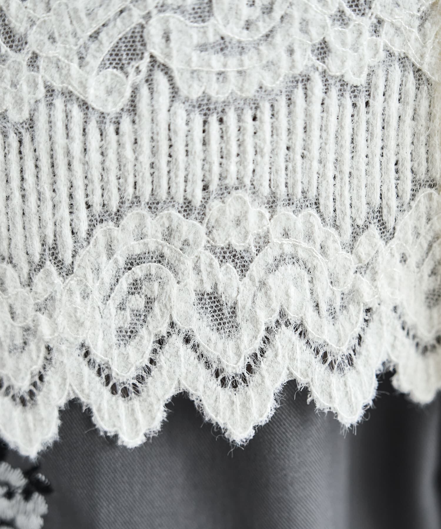 STYLE DELI「【LUXE】前開きふんわりレースブラウス」|シャツ・ブラウス|