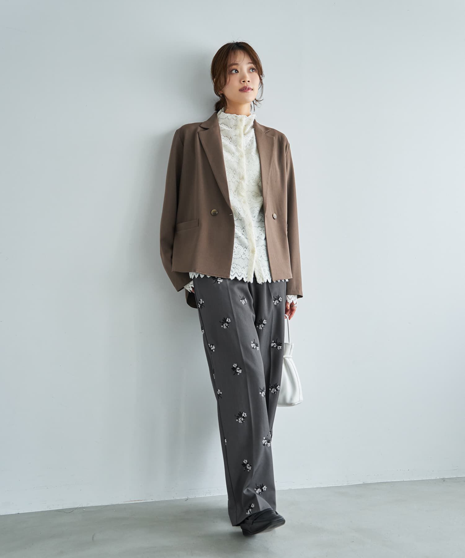 STYLE DELI「【LUXE】前開きふんわりレースブラウス」|シャツ・ブラウス|