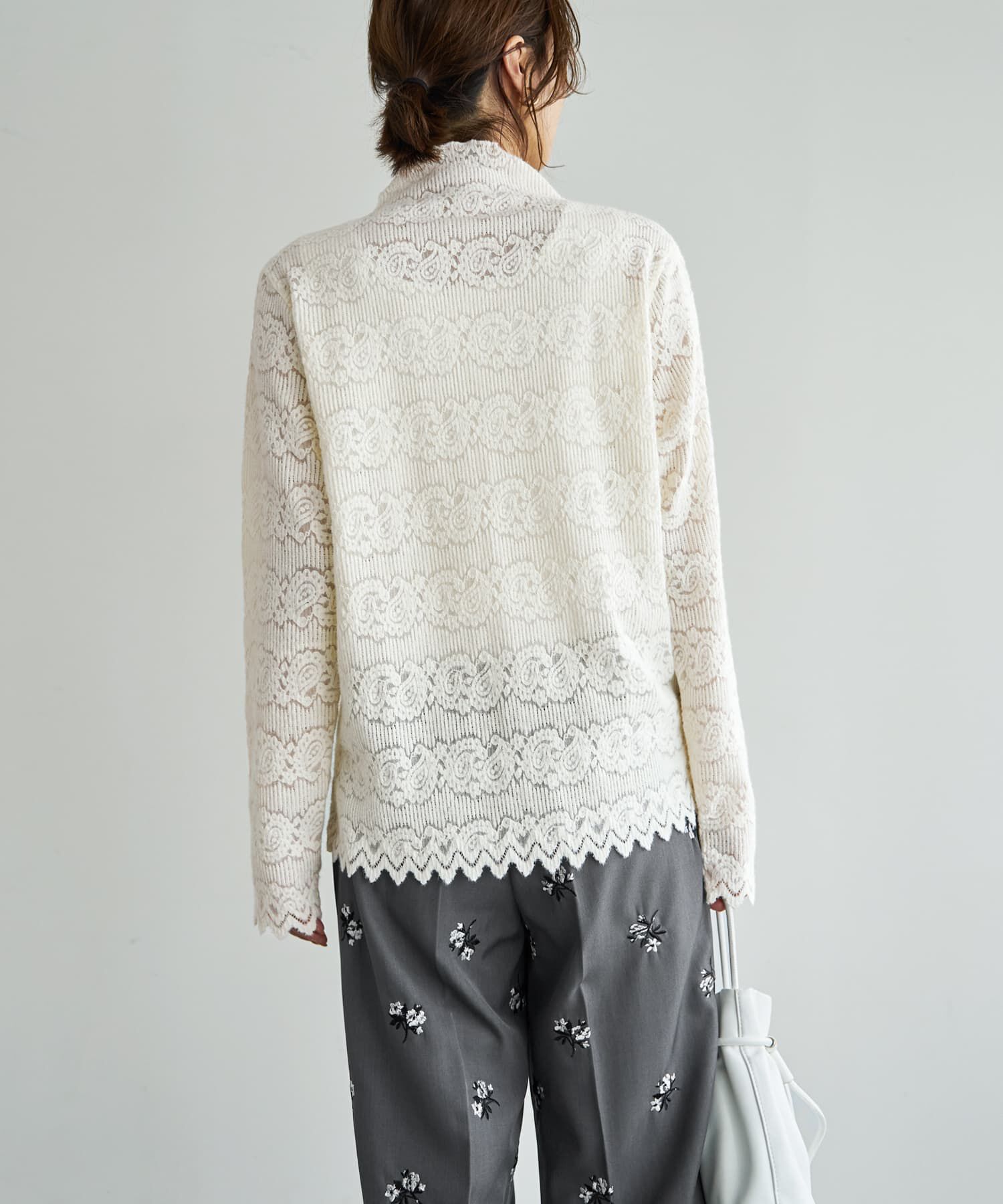 STYLE DELI「【LUXE】前開きふんわりレースブラウス」|シャツ・ブラウス|