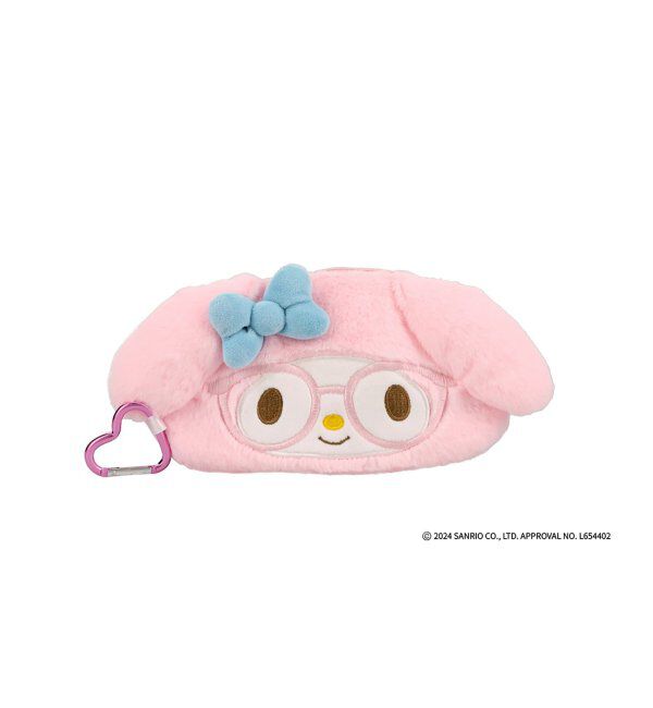  「Zoff｜Sanrio Characters シナモロールモデル ふわふわメガネケース」|サングラス|ピンク