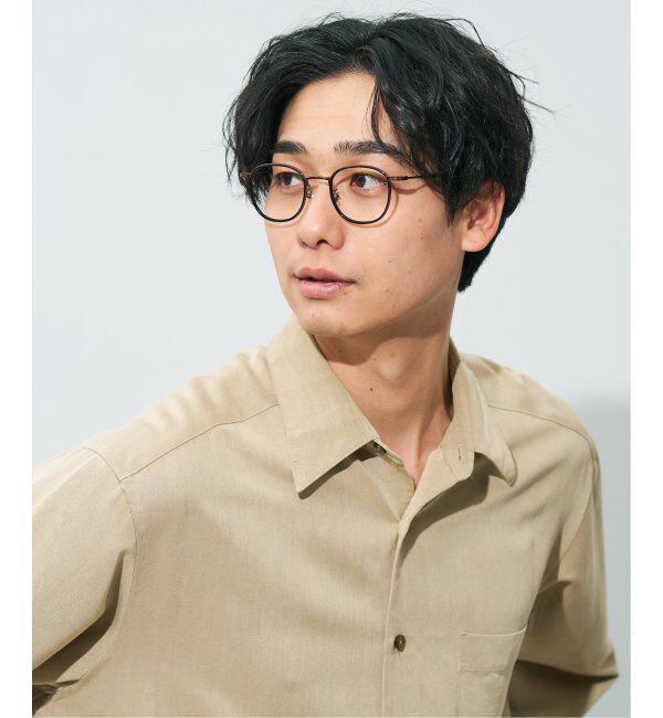  「Zoff｜JOURNAL STANDARD relume ウェリントン型 メガネ メタル ジャーナルスタンダード レンズ交換券付」|メガネ|黒3