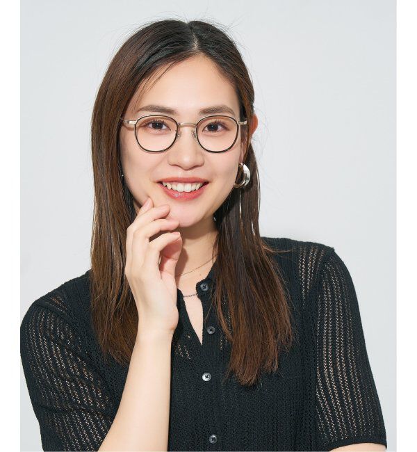  「Zoff｜JOURNAL STANDARD relume ウェリントン型 メガネ メタル ジャーナルスタンダード レンズ交換券付」|メガネ|茶系デミ