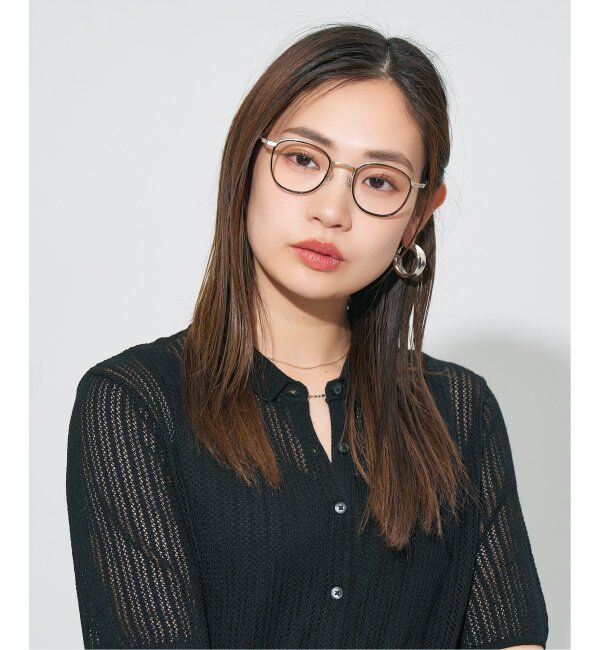  「Zoff｜JOURNAL STANDARD relume ウェリントン型 メガネ メタル ジャーナルスタンダード レンズ交換券付」|メガネ|