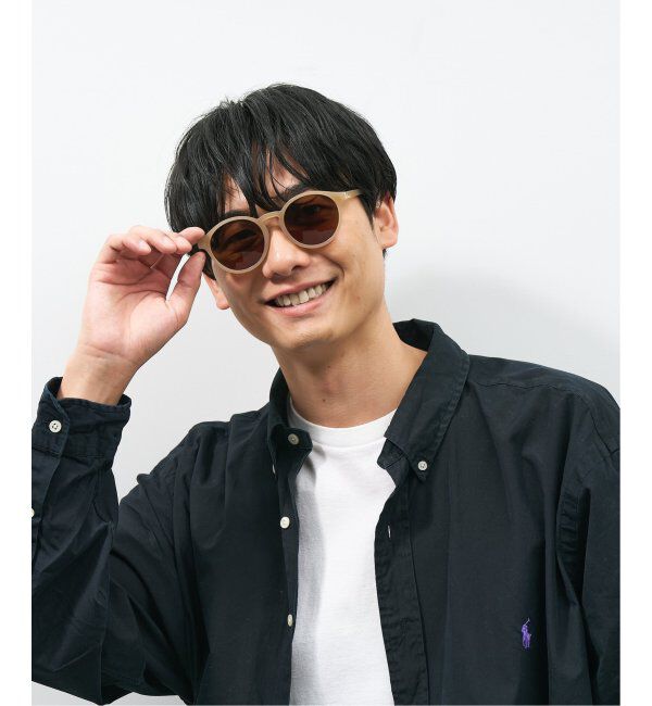  「ボストン型 サングラス | カラーレンズ 軽量 トレンド 紫外線対策 UVカット ユニセックス」|サングラス|