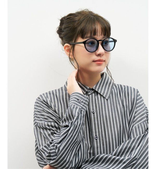  「ボストン型 サングラス | カラーレンズ 軽量 トレンド 紫外線対策 UVカット ユニセックス」|サングラス|