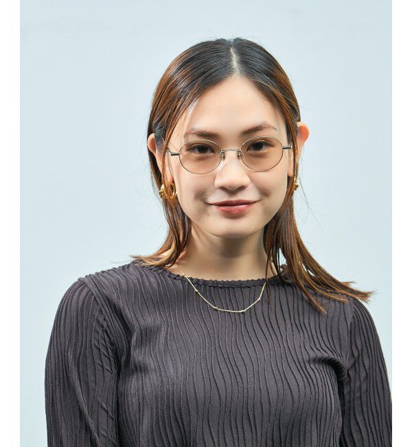  「Zoff｜UNITED ARROWS サングラス | [Luxe] メタル 紫外線対策 UVカット ユナイテッドアローズ  」|サングラス|ゴールド