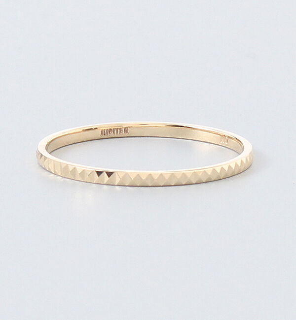 JUPITER「【K10】スリムリング/ゴールド」|リング|