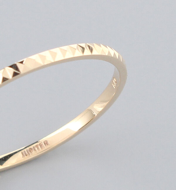 JUPITER「【K10】スリムリング/ゴールド」|リング|