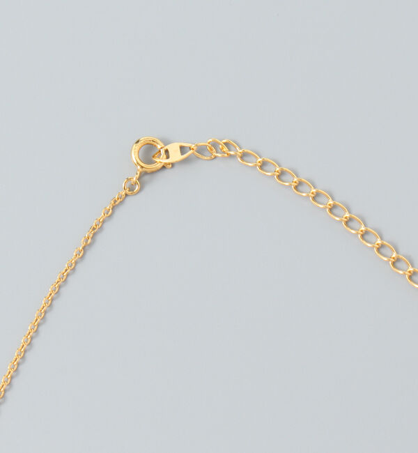 JUPITER「【SV925】タイリボンモチーフネックレス/ペア/ゴールド」|ネックレス|