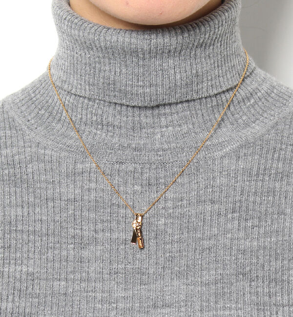 JUPITER「【SV925】タイリボンモチーフネックレス/ペア/ゴールド」|ネックレス|