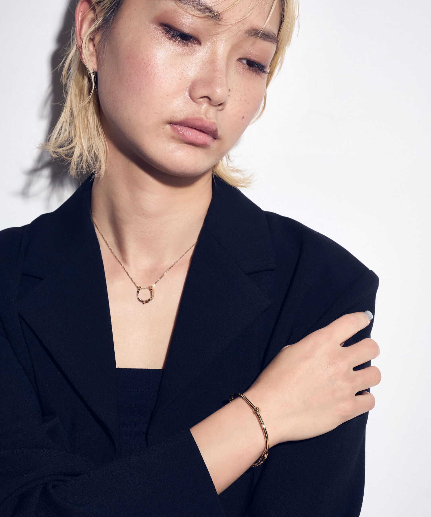 JUPITER「馬蹄ダイヤモンドネックレス/ホースシュー/ペア」|ネックレス|