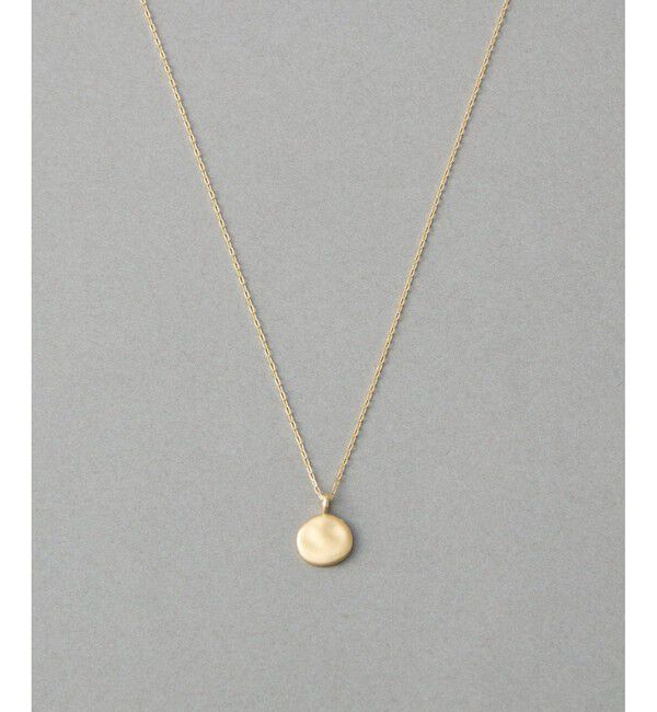 ete「[シェア] K10YG ダイヤモンド コイン ネックレス」|ネックレス|