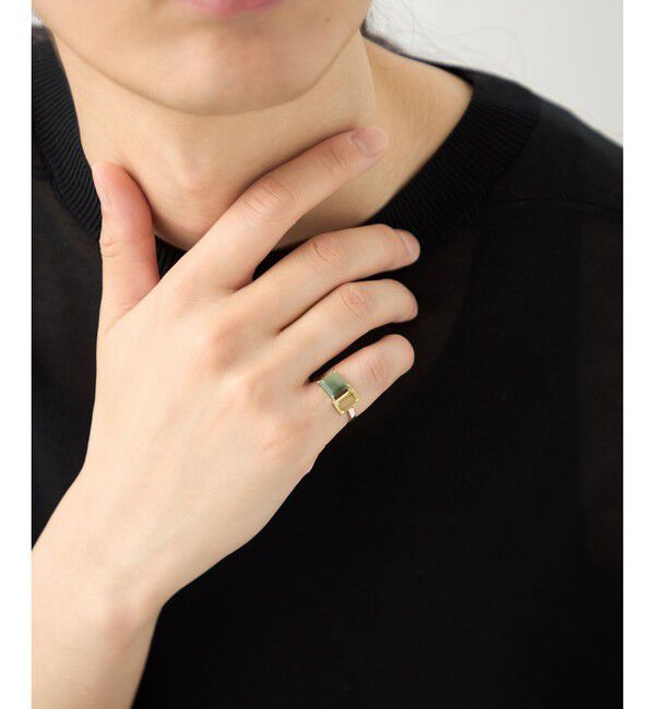 ete「[タイル] マルチクォーツ/レモンクォーツ リング」|リング|