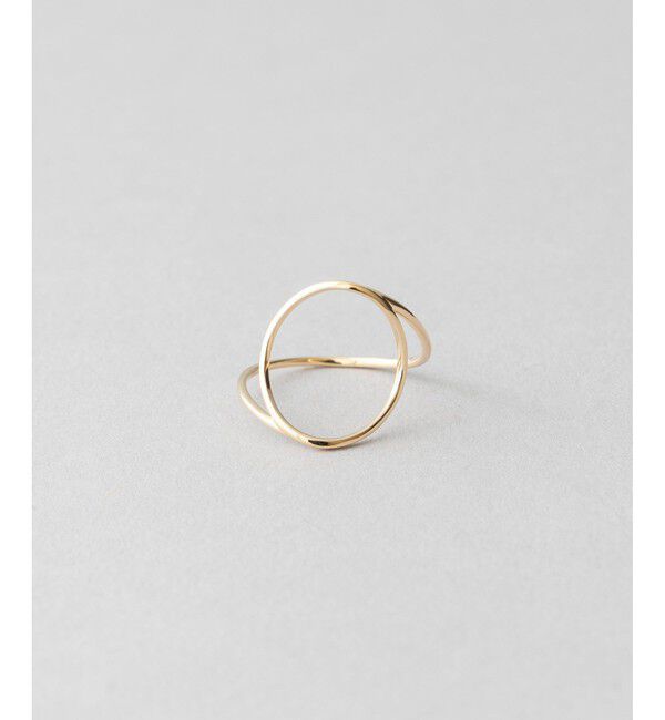 Jouete「[レイヤー] K10YG リング サークル」|リング|イエローゴールド