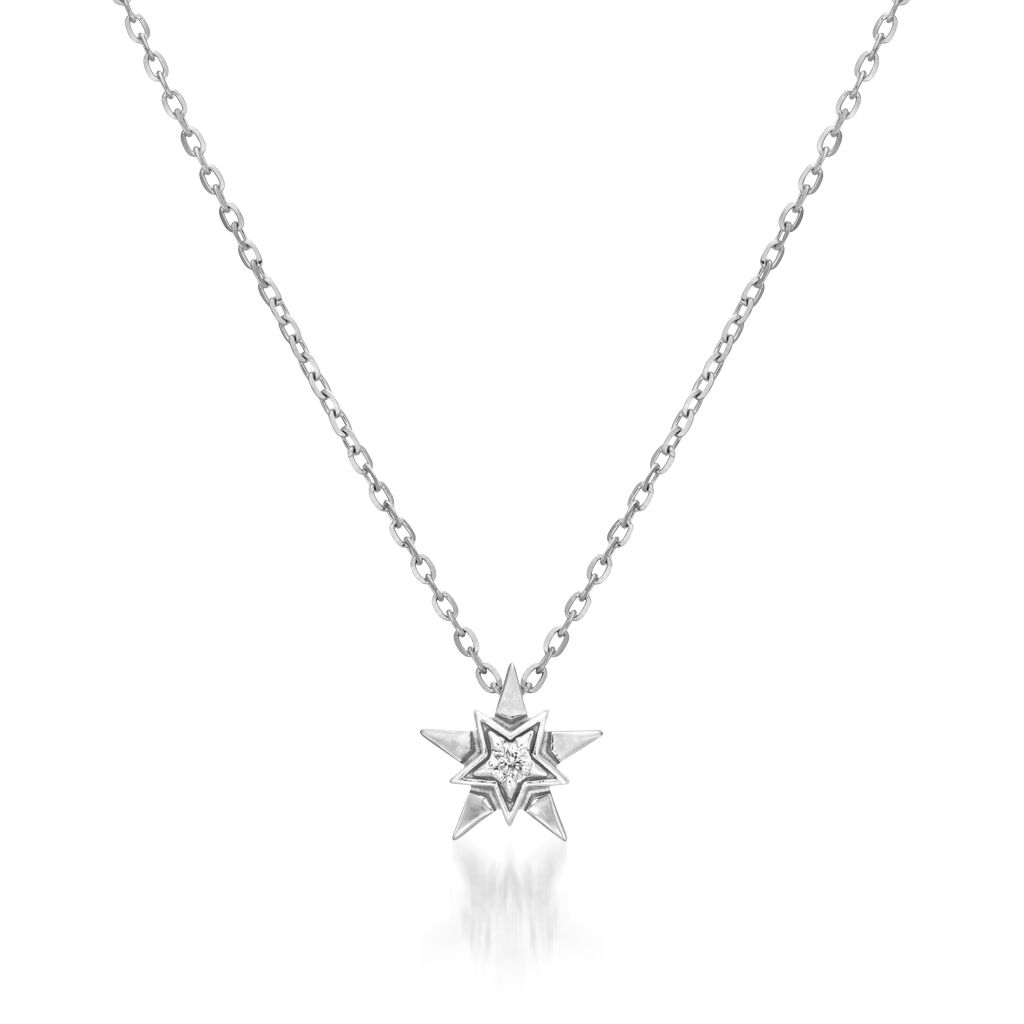 STAR JEWELRY「STAR of STARS」|ネックレス|ホワイトゴールド