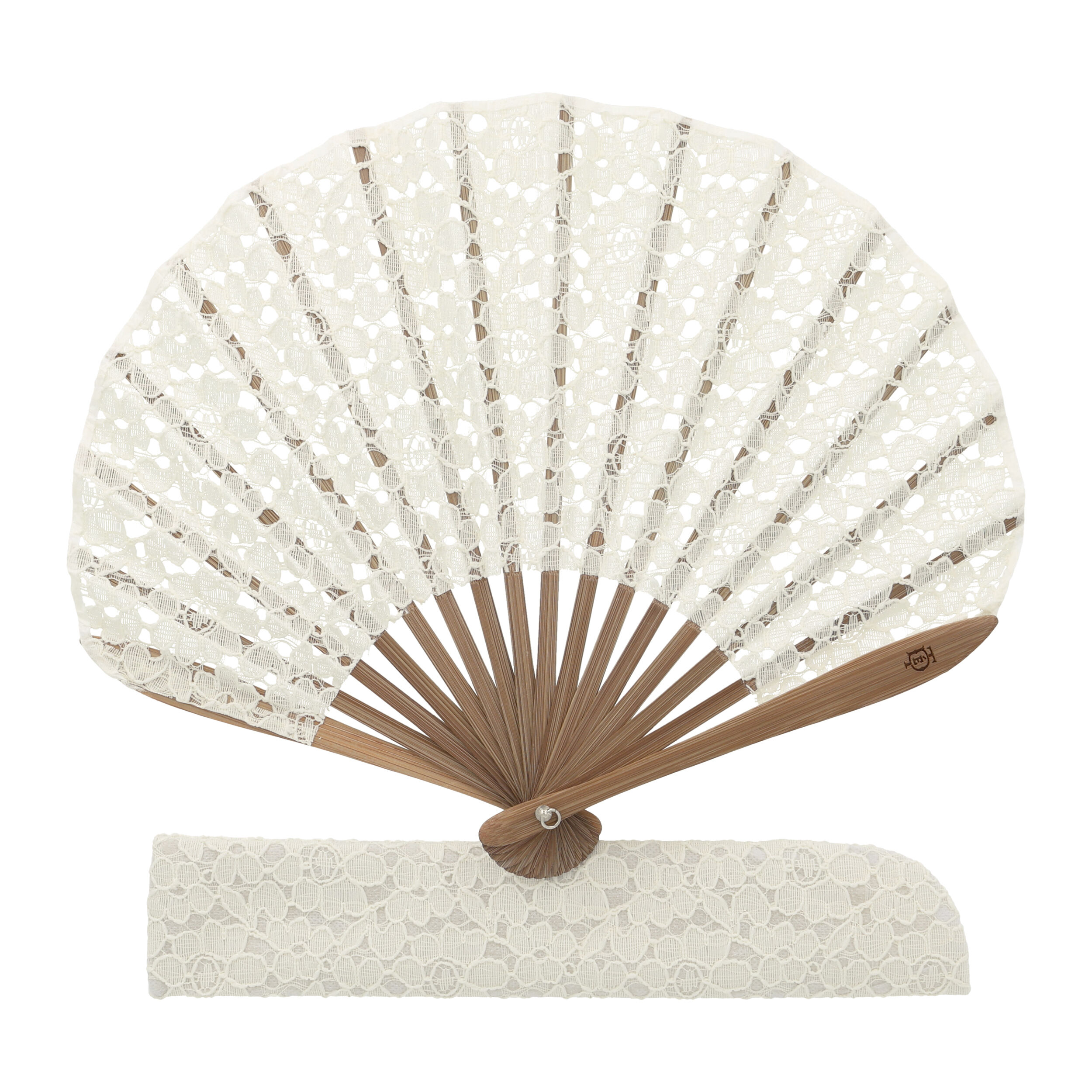  「レース扇子」|その他|アイボリー