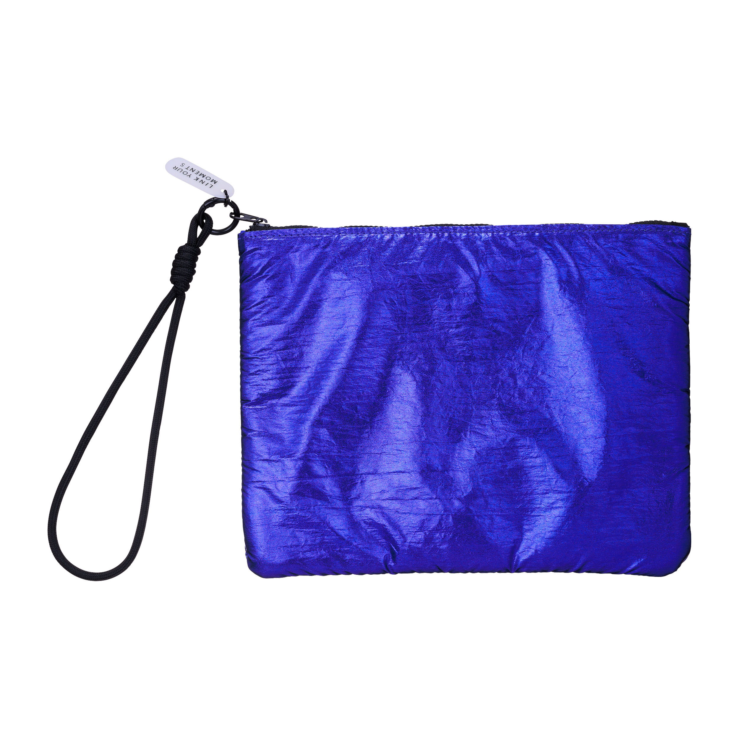  「フラットポーチ／ハンドストラップコレクション」|ポーチ|パープル